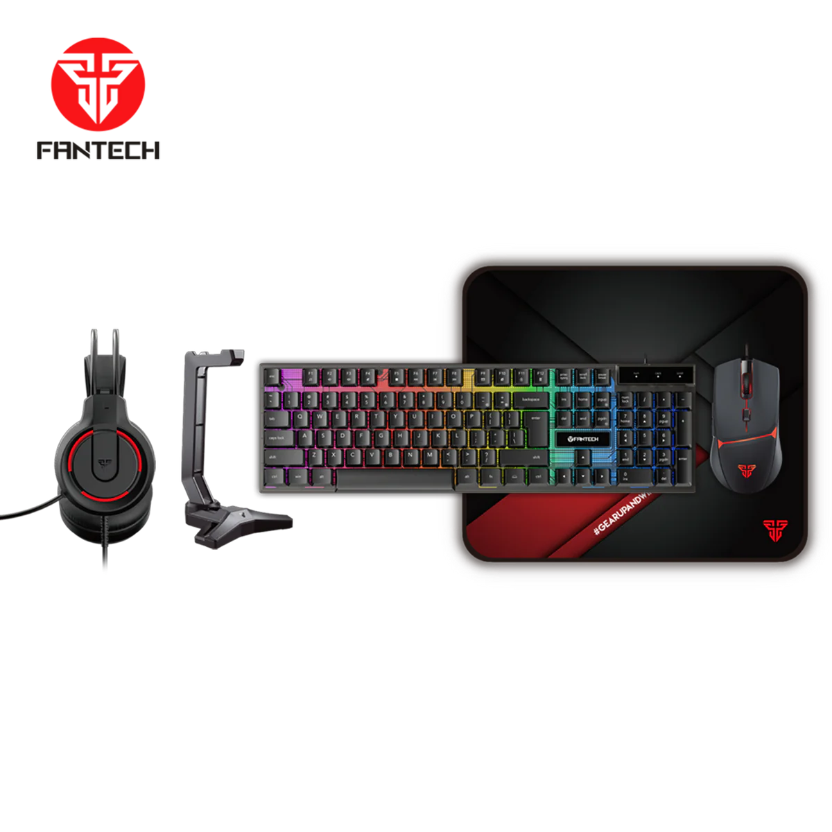 FANTECH P51 Power Bundle Gaming Keyboard and Mouse Combo FANTECH P51 Power Bundle Gaming Keyboard and Mouse Combo
